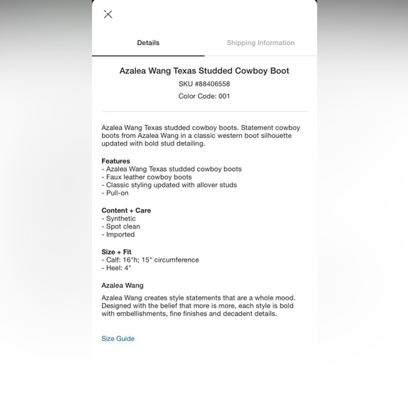 Vera Wang Black Studded Heeled Boots - Picture 13 of 13